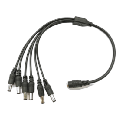 FSATECH CON-D13 DC female to 6 DC male cable